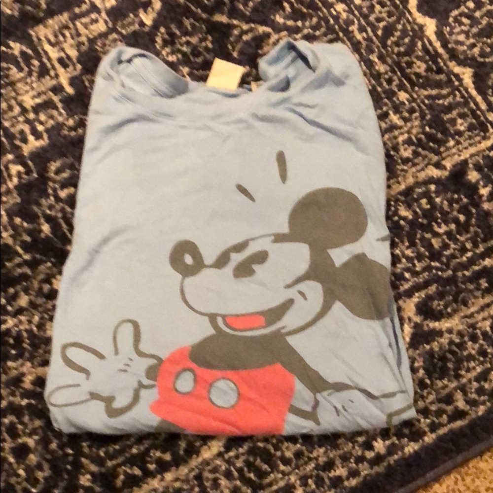 Large Mickey Mouse junk food shirt